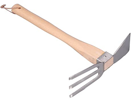 Azada para Arrancar, Rastrillo de Azada, Herramienta Manual de Acero Inoxidable, Práctico y Sencillo para Jardín en Miniatura para Jardinería
