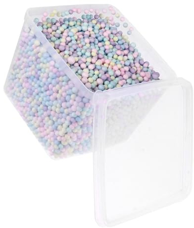 SHINEOFI Palline di Gommapiuma per Ricarica di Pouf Imbottitura per Cuscini e Poltrone Sacco Microperline per Artigianato e Decorazioni Fai da Te