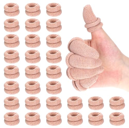 30pcs Cotton Finger Sleeve, Finger Cover for Outdoor Work Kitchen