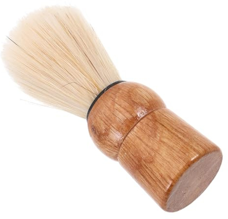GRIRIW Pinceau à Raser avec Poils de Sanglier pour Usage à Domicile Voyage pour Rasage Doux et Précis Rétro en Bois