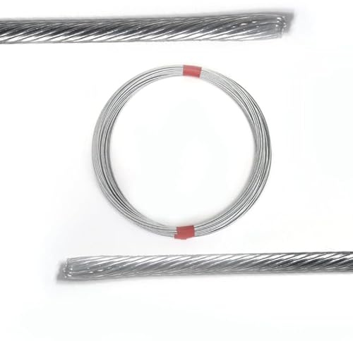 Matijardin - Câble souple, corde à piano. Diamètre : 3 mm. Rouleau 25 m