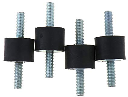 Enet Gummihalterungen, M6/M8 Stoßschutz-Gummihalterungen, Isolator-Spule für Auto, Stoßdämpfer MF, 4 Stück, metall, M6 20x15mm