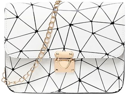 ANPTER Kleine Umhängetasche für Mädchen, modische Umhängetasche, Umhängetasche, Umhängetasche, für Kinder, Damen, Weiß, S, Crossbody