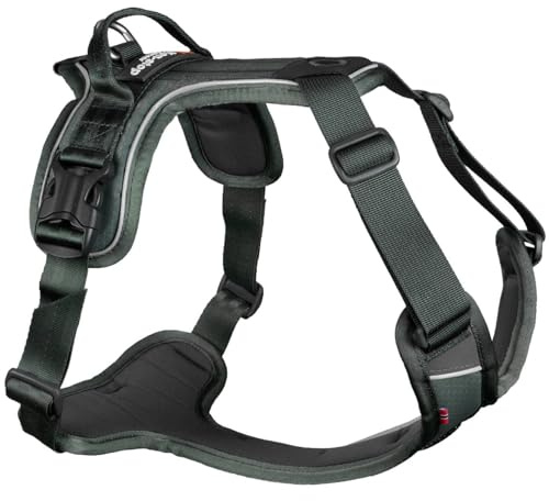Non-Stop dogwear Ramble Harness |Green| Führ und Alltagsgeschirr, Größe:L