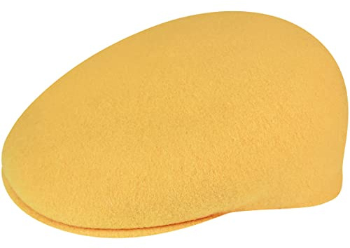 Kangol 504 Flexfit Mütze Flatcap Schirmmütze Herren - Schiebermütze Wollcap mit Schirm Herbst Frühjahr Winter Sommer Frühling-Sommer Herbst-Winter