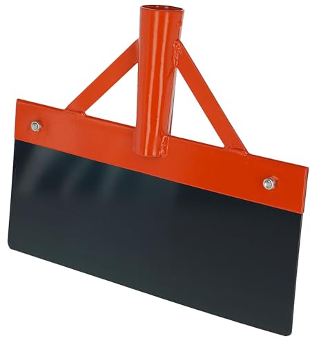 Rabot à glissière Kerbl 30 cm (Rabot en métal pour la glace, acier à ressort de 1 mm, sans manche, rabot à béton) 29260