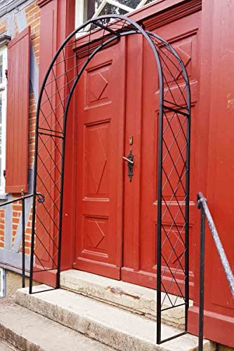 Rosenbogen Metall Lissabon Breite: 150cm, Schwarz