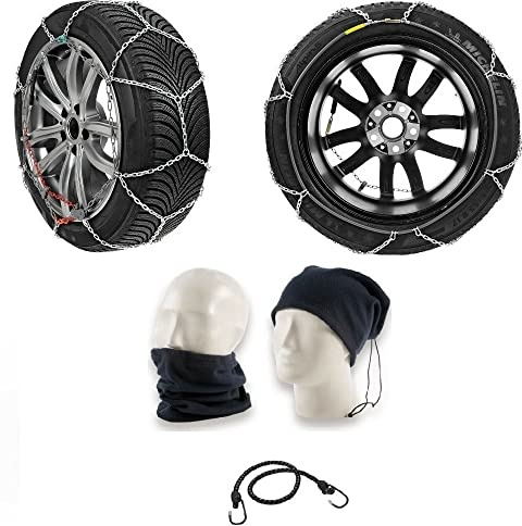 Auto SCHNEEKETTEN FÜR Reifen RADKETTE FÜR Reifen 225/75R16 Kreis 16 (18835N) 9-MM-Rhombus-KOMPAKT-Abschnitt D-MESH. ZUGELASSEN NACH Uni 11313: 2010 UND ONORM EISSICHER