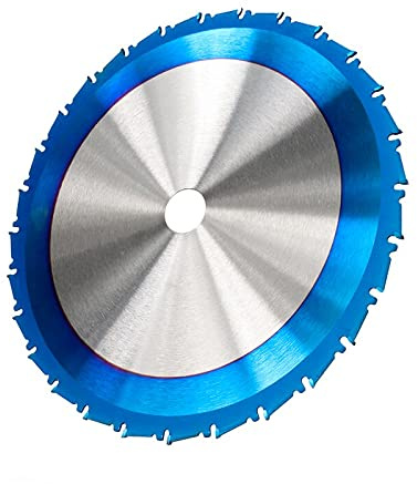 AHSKY 1PC Lame de scie Circulaire 4/6/7/8 Pouces Nano Bleu Enduit carbure TCT Lame de scie Disque de Coupe en Bois (Color : 6 Inchx2.2x25.4x60T)