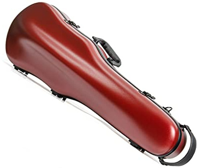 Fachmann Geigenkoffer Red Composite Carbon Fiber 4/4 Size Violin Hard Case With Handle Can Be Carried On One Shoulder Geigenkoffer