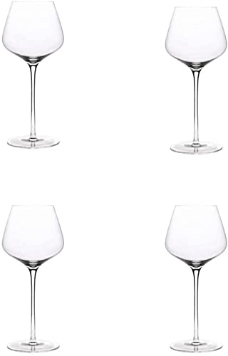 YYGHF Goblet Red Wine Glass Large Balloon Bowl Crystal Wine Glasses Gift for Set of 530ML/17.9OZ Perfect for Party Wedding Celebration Exquisite (B)