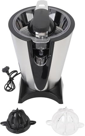 Exprimidor de Cítricos de 600 W, Exprimidor de Naranja, Limón y Lima de Acero Inoxidable, Potente, Eficiente con Rotación Bidireccional para Uso Doméstico, Exprimidor Eléctrico