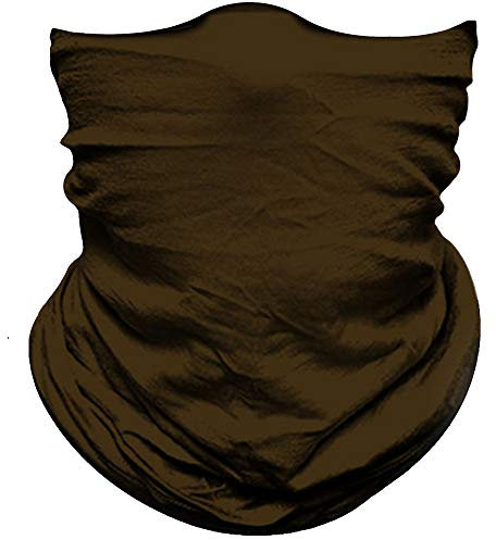 Cache-Col Solide Et Profond Protection du Visage Ultra-Douce Chapeaux UV Résistant Chapeaux Demi-Visage pour Yoga, Moto, Ski