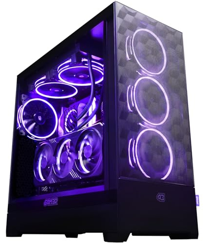 G4M3R® Elite Gaming-PC Desktop | AMD Ryzen 7 9800X3D | GeForce RTX 5090 | 64 GB RAM DDR5 6000 MHz | 2TB SSD M.2 | ARGB-LED-Beleuchtung | Wi-Fi 6E | Custom-Wasserkühlung | Ohne System