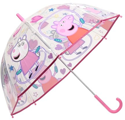 Kids Euroswan POE UMBRELLAS WITH FIBREGLASS RIBS MANUAL PEPPA PIG