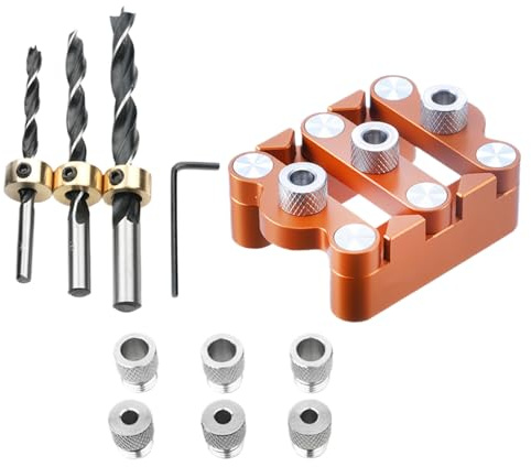 Präzisions-Lochzange für Holzbearbeitung, präzise Aluminium-Legierung, Zentriervorrichtungsstifte für Tischlerarbeiten, 6 mm, 8 mm, 10 mm