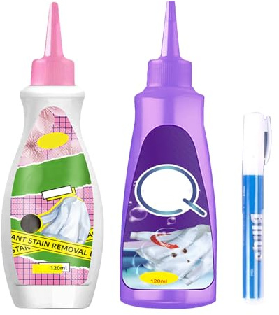Mnozreo Fleckenentferner Kleidung,Teppichreiniger Fleckenentferner Weiße Wäsche,Aktiver Enzym Wäschefleckentferner,Active Enzyme Laundry Stain Remover,Enzym Waschmittel Geruchsentferner