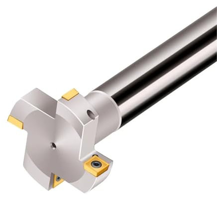 Fresa for scanalature a T HTS, fresa a disco a tre lati, portainserti CCMT, fresa CNC for scanalature trapezoidali(HTS25-H10-C16-150-2T)