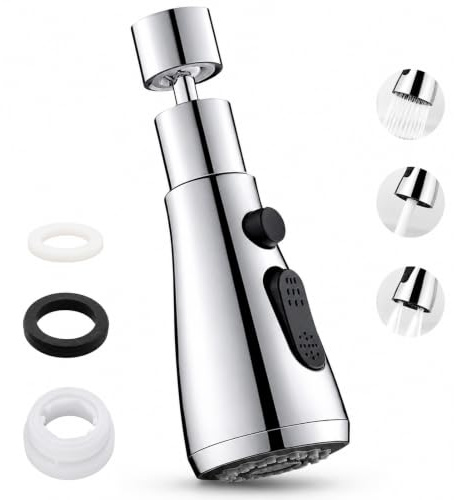 YAOYYG Douchette Evier Cuisine Robinet 360 Degres, 3 Modes