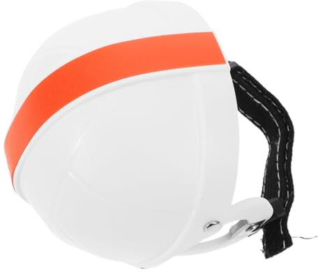 Toyvian Pet Riding Helmet for Dogs and Cats Hard Safety Helmet Ear Holes Adjustable Strap for Small Dogs Motorcycle and Biking Head Protection