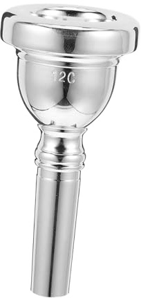 LOLIPPYY Boquilla de Trombón Metálica Chapada Resistente para Principiantes y Profesionales Elegante Accesorio para Instrumentos de Viento Conciertos y Reuniones
