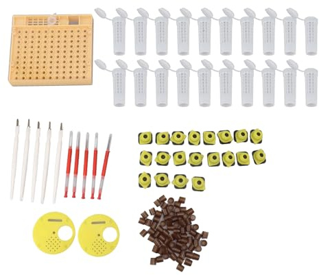 Kit DE Copas DE PLÁSTICO para CRÍA DE Abejas Reinas para Suministros DE Apicultura