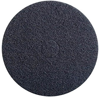Abtec 430mm (17) Premium Heavy Duty Floor Cleaning Buffer Pads, Black Super Strip, Pack of 5