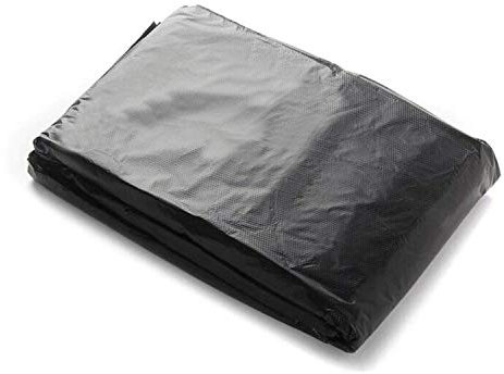 Weddecor Grand Bin Doublures Résistant Polythène Déchets Bin Sacs Extra Fort Sacs Poubelles pour Maison Bureau Commercial Ordures Sacs Usage, 80cm x 90cm, Noir - Noir, 80cm x 90cm