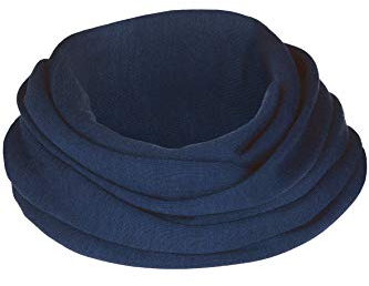 Engel, Damen Schlauchschal, 70% Wolle (kbT), 30% Seide (Marine)