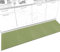 Tappeto passatoia Itaca, per cucina e corridoio, antiscivolo, lavabile, fino a 5 m di lunghezza, 200 x 50 cm, colore: verde