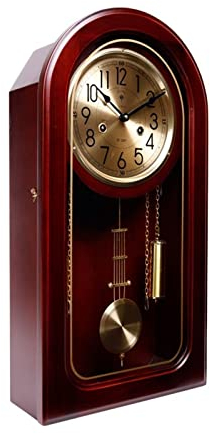 TCDHICY Tischuhr Vintage mechanische Uhr im europäischen Stil Holzuhr Kreative Uhr Große Pendeluhr Kamin Dekorative Uhr Stehende Uhr, TIANCHIDENG2020