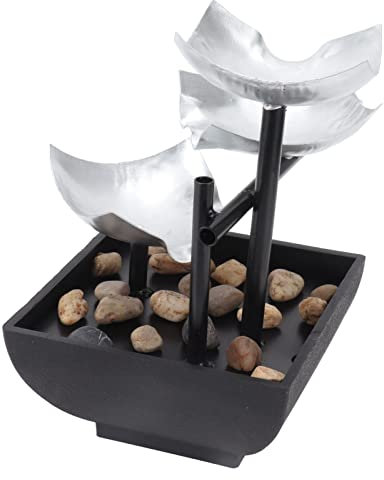 5V Wasser Brunnen Ornament Steingarten Fließendes Wasser Dekoration Hause Desktop Brunnen Ornament USB Port