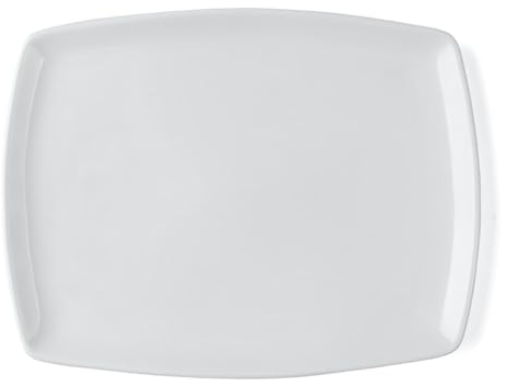 Holst Porzellan FD 336 Assiette en porcelaine 36 cm Fine Dining Blanc 36 x 27,5 x 2,4 cm