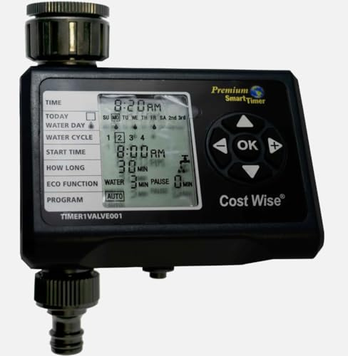 Water Timer Irrigation Moisture Sensor Garden Watering Control Multi Outlet (1WAYTIMER)