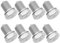 WYYFXY® 8 tornillos de drenaje de aceite con anillo de sellado, tornillo de aceite M14 × 1,5 cm, acero con arandela rosca, compatible con N90813202 para cárter de aceite coches