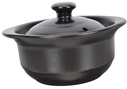 Alipis Cocotte Ménagère Polyvalente 1l En Céramique Résistante à La Chaleur Marmite à Soupe Multifonction Pour Usage Domestique Et Restauration