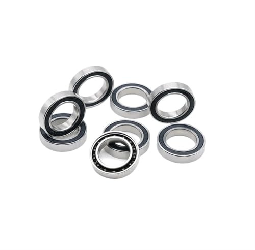 IROHOGCL S6802 Edelstahl-Kugellager, gemischte Keramik-Kugellager, 15 x 24 x 5 mm, Hochgeschwindigkeitslager für Fahrräder