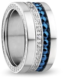 BERING Damen Ring in glänzendem silber - Arctic Symphony Collection aus Edelstahl - Berkel