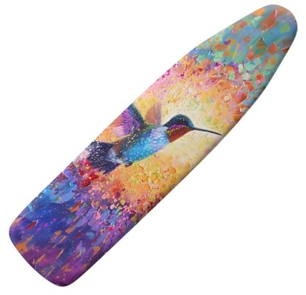Copriasse Da Stiro Universale 120X40 Colorato Morbida Custodia Con Elastico, Resistente Al Calore, Rivestimento Impermeabile Anti-Bruciatura Con Bordo Elastico