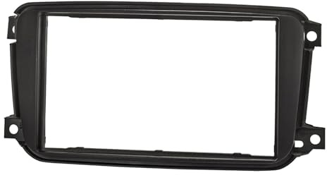 tomzz Audio 2451-040 Doppel DIN Radioblende kompatibel mit Smart fortwo 451 Facelift ab 10.2010-2014 schwarz