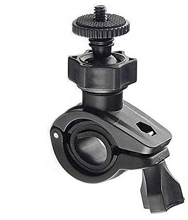 Walway Motorcycle Handlebar Mount Holder, Universal Bike Bracket/Bicycle Handle Bar Clamp Mount for GoPro Hero/Bluetooth Speakers/Cameras/Recorders