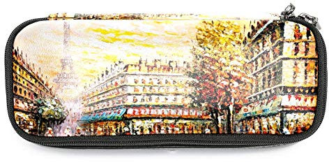 Federmäppchen mit Ölgemälde, Motiv: Moulin Rouge Paris Frankreich 19x7.5x3.8cm/7.5x3x1.5in Style03