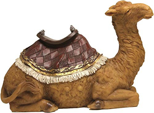 Dekop Krippenfigur Kamel liegend, mittel Höhe ca. 11,5cm passend für 14-17cm Figuren (444444635096330)