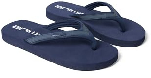 Animal Swish Womens Flip-Flops -Lightweight, Comfortable & Slip-on Footwear with Padded Straps - For Spring Summer, Beach, Walking, Outdoors Navy Adult Shoe Size 4