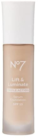 No7 Lift & Luminate Triple Action Serum Foundation, Calico
