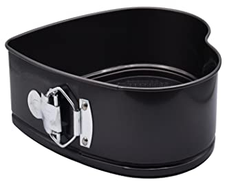 Abcsea 1 Pezzo Stampo per Torta a Cuore, Stampo per Dolci, Teglie per Dolci, Teglia per Budino, Stampi per Dolci da Forno 19 cm, Senza PFOA, Robusto Acciaio al Carbonio da 1 mm