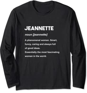 Nom de la Jeannette Manche Longue