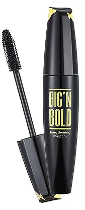 Flormar Big'n Bold Mascara Volumen Schwarz - Verlängernde Wimperntusche mit Silikonbürste - Für extreme Länge & Volumen - Klumpenfrei, Matte Finish Tubing Mascara schwarz, 3 Ig'N Bold Lengthening Mas