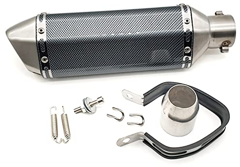 Silenziatori terminali per Moto Accessori Moto Tubo di Scarico Modificare Silenziatore di Scarico 51mm per B&MW per K1200R per K1200S per K1300S per K1300R per K1300GT (Color : 2)