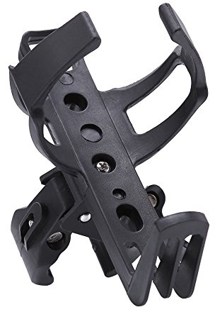 KIMISS Outdoor Mountain Bike, Bicycle Handle Bar Water Bottle Bike 32oz Water Cycling No Screws Cup Rack Holder Cage Red